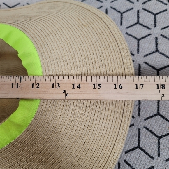 J.CREW WIDE BRIM PAPER STRAW HAT - Picture 10 of 11